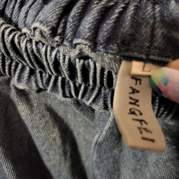 Elegant Blue Ombre A-Line Skirt - Picture 8 of 8